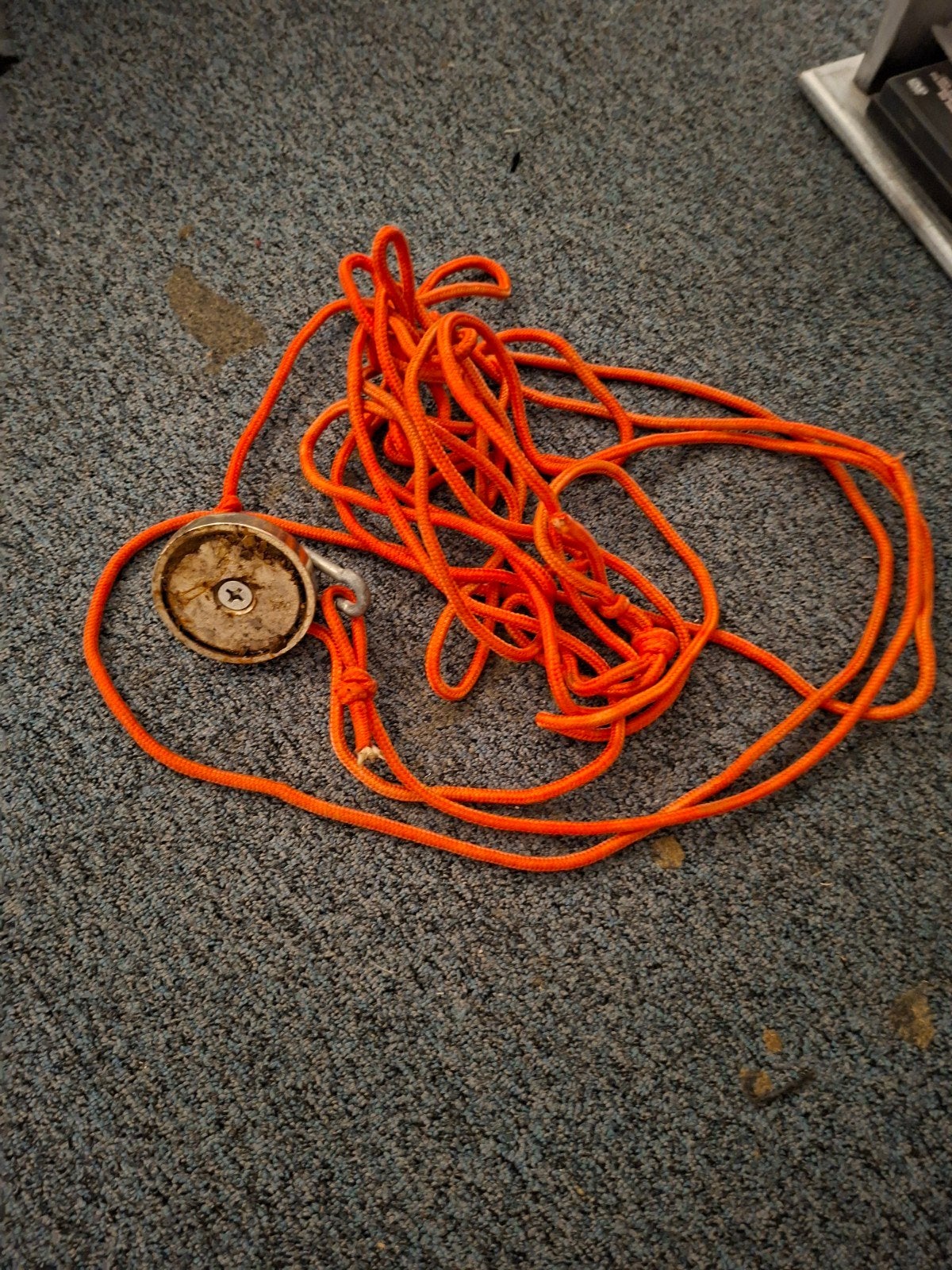 Magneetvissen, Ophalen, Gebruikt