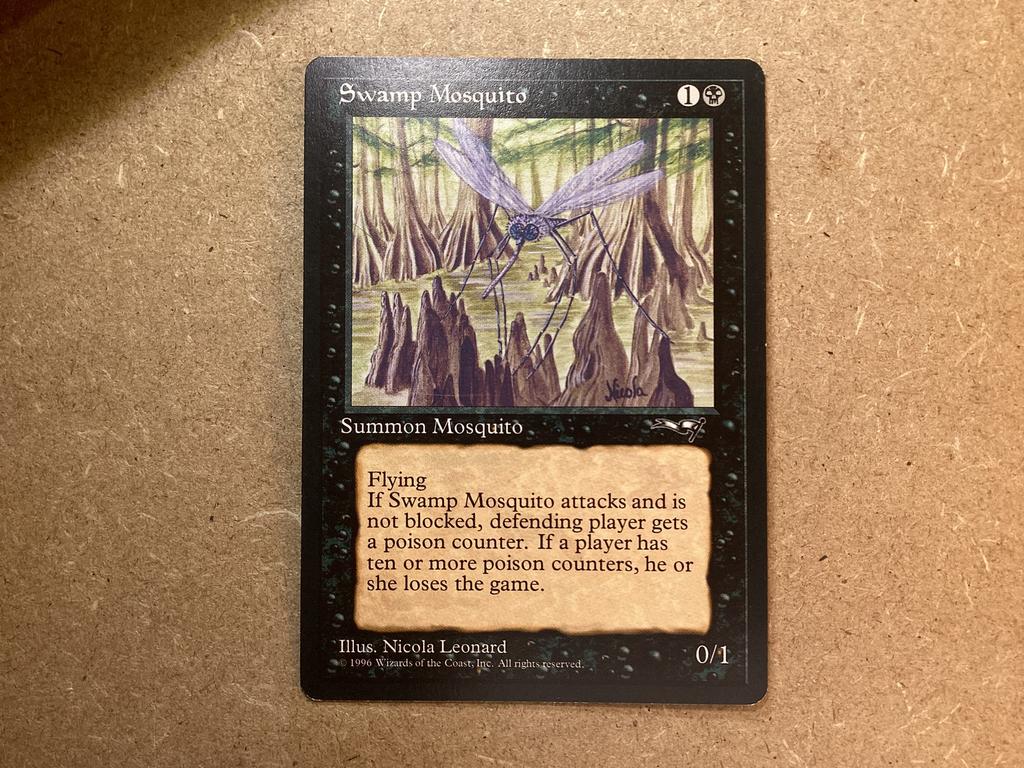 1x Swamp Mosquito (v2) (Near Mint), Ophalen of Verzenden, Zo goed als nieuw, Losse kaart