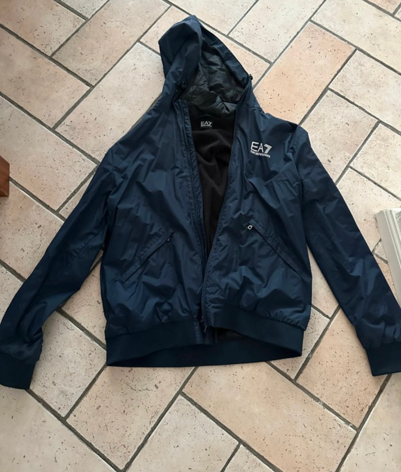 Emporio armani jas, Ophalen of Verzenden, Zo goed als nieuw, Maat 56/58 (XL), Zwart