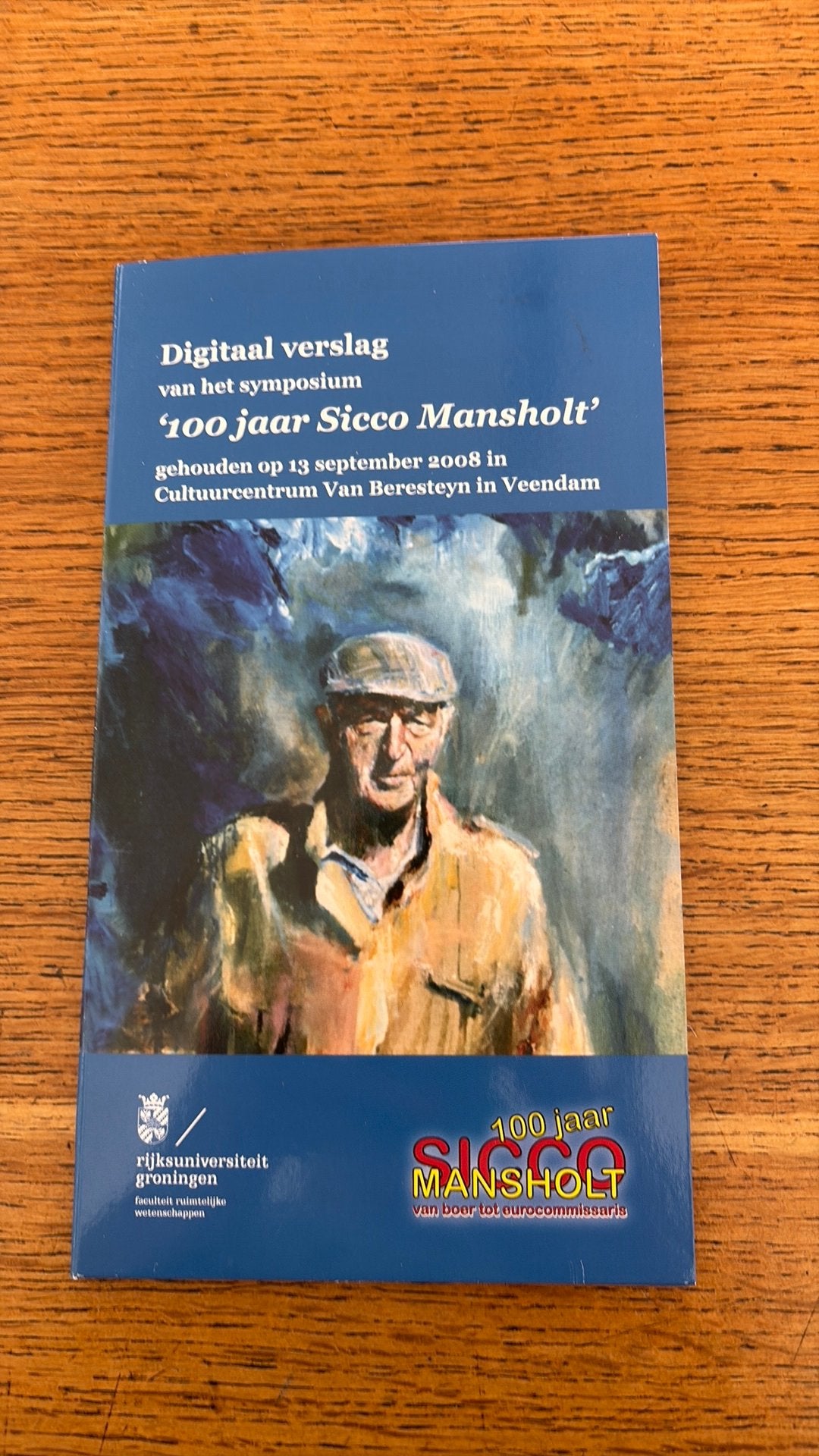 100 jaar Sicco Mansholt, Ophalen of Verzenden, Gebruikt