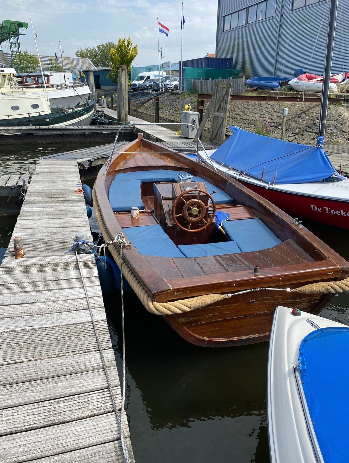Houten sloep Lengte 6.70 mtr, Ophalen, Zo goed als nieuw
