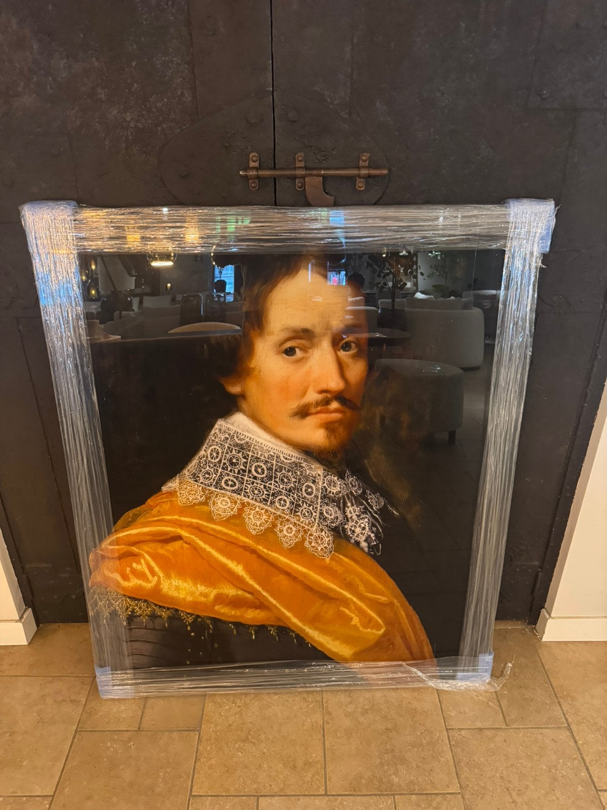 Schilerij  Portret van een officier, Ophalen, Minder dan 50 cm, Zo goed als nieuw, Minder dan 100 cm