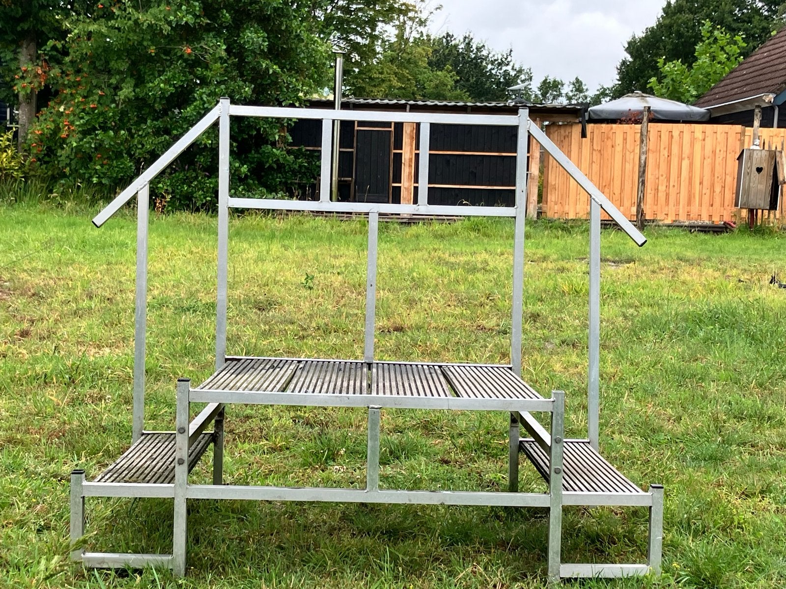 XXL opstap stacaravan, Ophalen, Gebruikt