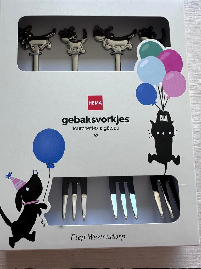 Gebaksbordjes van Takkie en siepie uit de HEMA. Nieuw, Huis en Inrichting, Ophalen of Verzenden, Nieuw, Rvs of Chroom, Vaatwasserbestendig