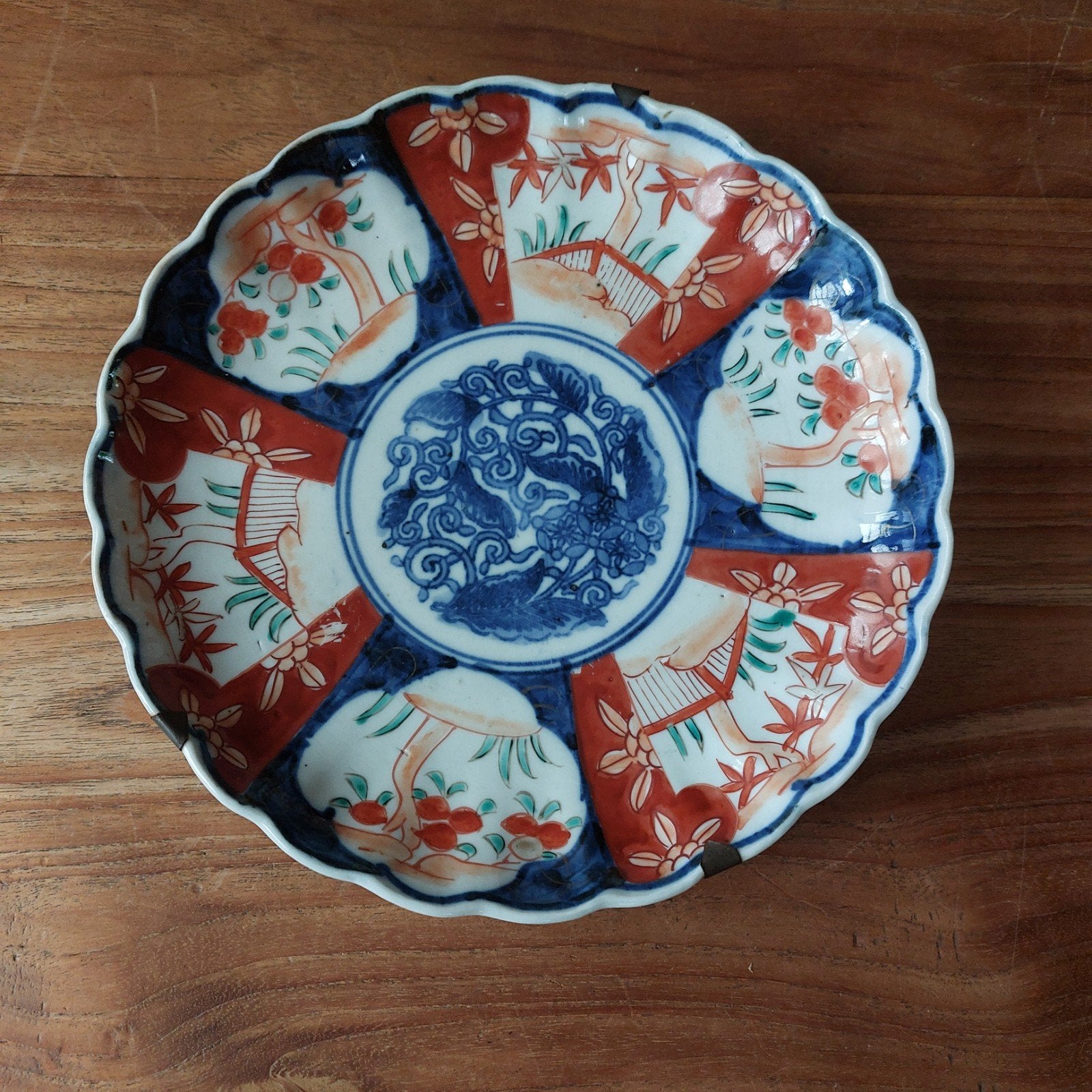 Imari porceleinen bord, Ophalen of Verzenden