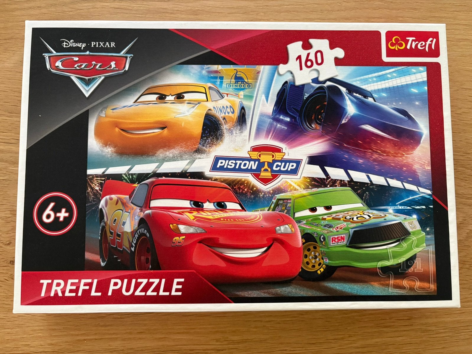 Disney’s Cars puzzel 160 stukjes, Ophalen of Verzenden, Meer dan 50 stukjes, Zo goed als nieuw, 6 jaar of ouder
