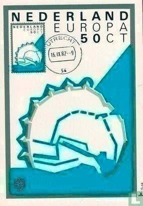 Maximumkaart R44 Europazegels 1982, Ophalen of Verzenden