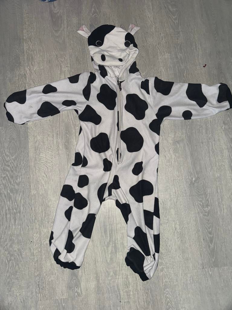 Koeienpak / Onesie - Zo goed als nieuw - Maat 110/116, Ophalen of Verzenden, Zo goed als nieuw, 110 t/m 116, Jongen of Meisje
