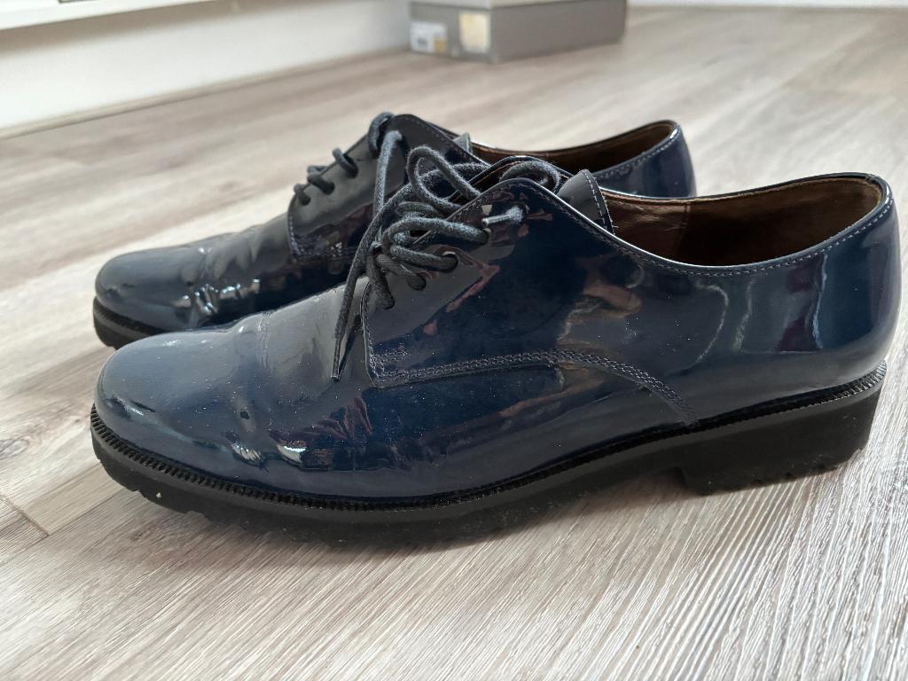 Heel mooie lakschoenen Gabor 41, Schoenen met lage hakken, Blauw, Gabor, Ophalen of Verzenden