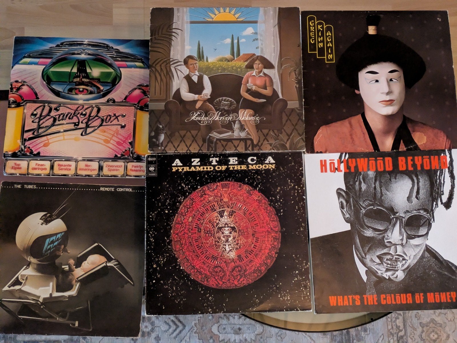 6 LP's, 1 koop: The Byrds, Fleetwood Mac, Santana, The Tubes, Cd's en Dvd's, LP, Gebruikt, Pop, Ophalen of Verzenden