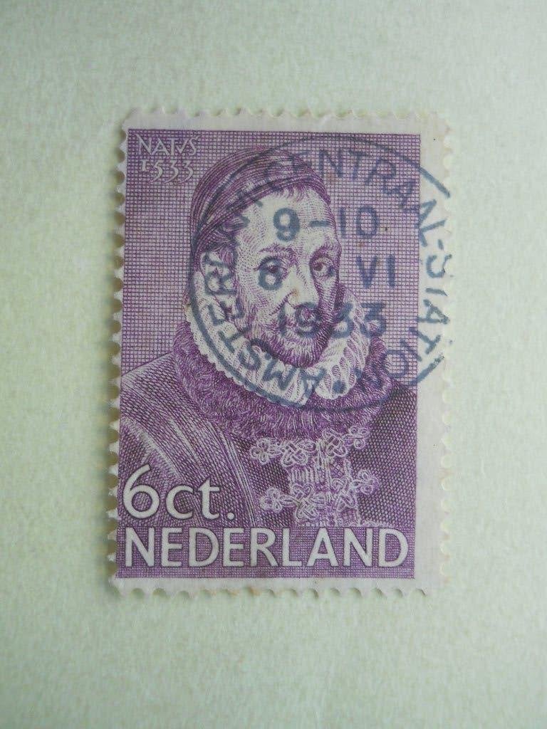Nederland 1933 Herdenkingszegel Nvph.254 stempel Amsterdam, Ophalen of Verzenden, T/m 1940, Gestempeld