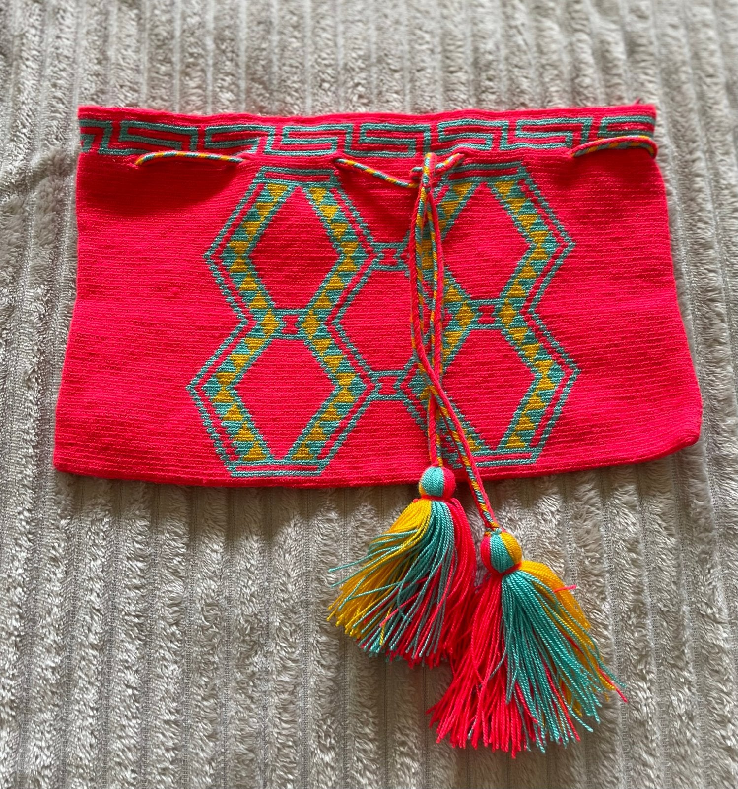 Wayuu mochilla clutch, Ophalen of Verzenden, Nieuw, Overige kleuren, Overige merken
