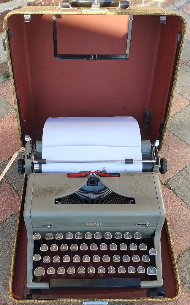 Vintage Typemachine Royal Arrow *werkt prima*, Diversen, Typemachines, Ophalen of Verzenden, Gebruikt