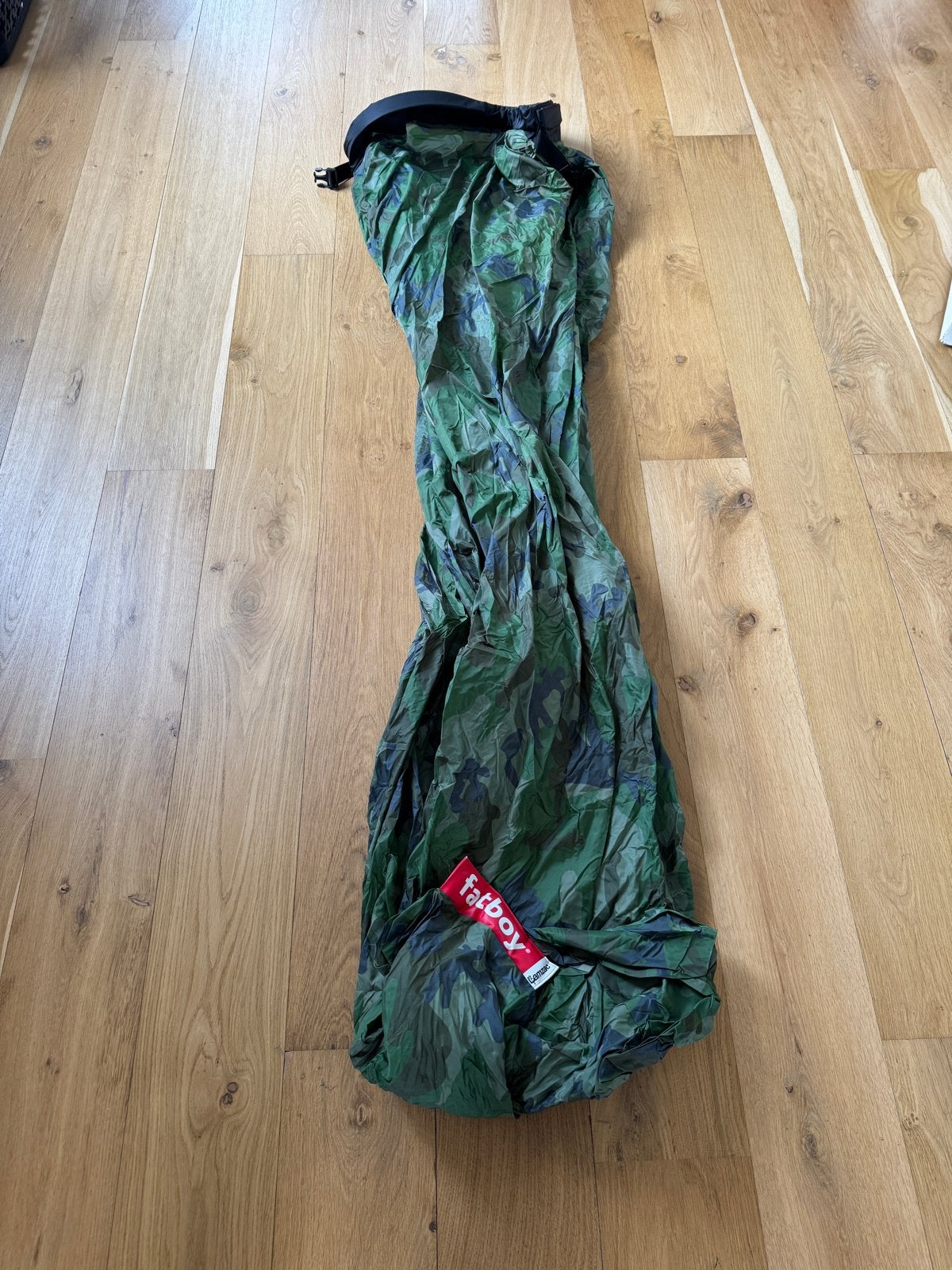 Fatboy Lamzac Camouflage Luchtbed, Ophalen, Zo goed als nieuw