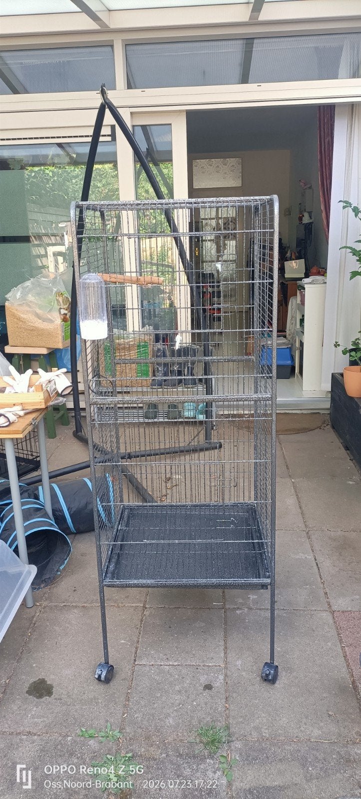 vogels kooi, Dieren en Toebehoren, Vogels | Hokken en Kooien, Ophalen, Metaal, Vogelkooi