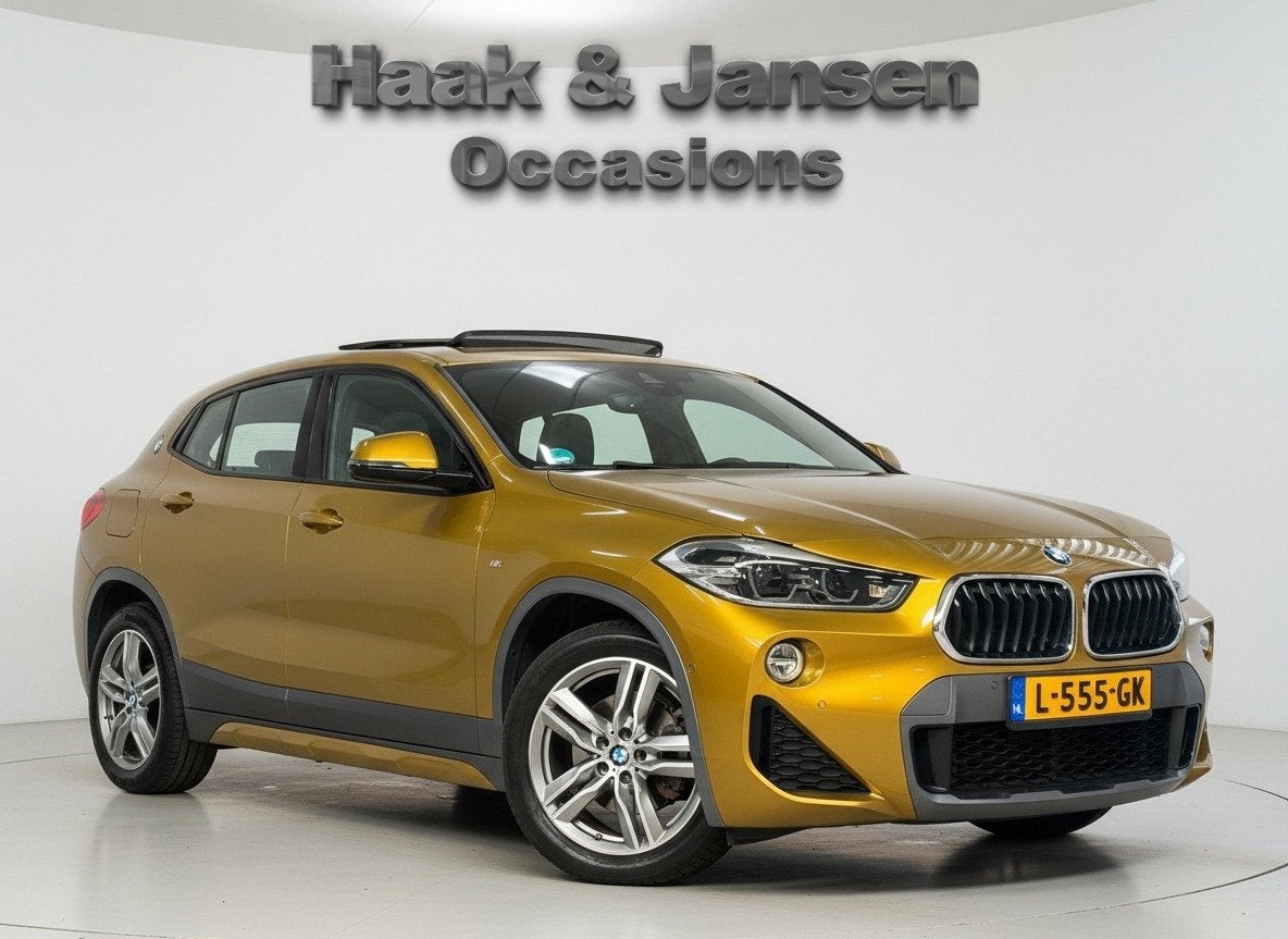 BMW X2 SDrive18i - H&K - Pano - Stoelverwarming - Cruise, Auto's, Gebruikt, Euro 6, 3 cilinders, 1390 kg