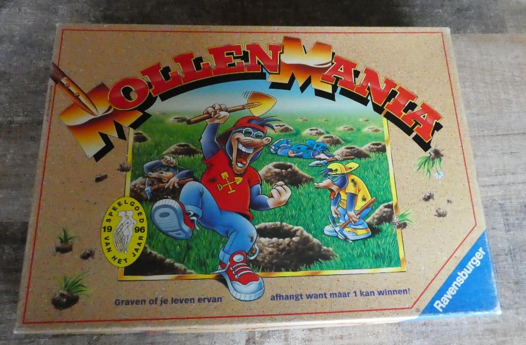 Mollenmania Ravenburger vanaf 8 jaar., Hobby en Vrije tijd, Een of twee spelers, Ophalen of Verzenden, Zo goed als nieuw, Ravensburger