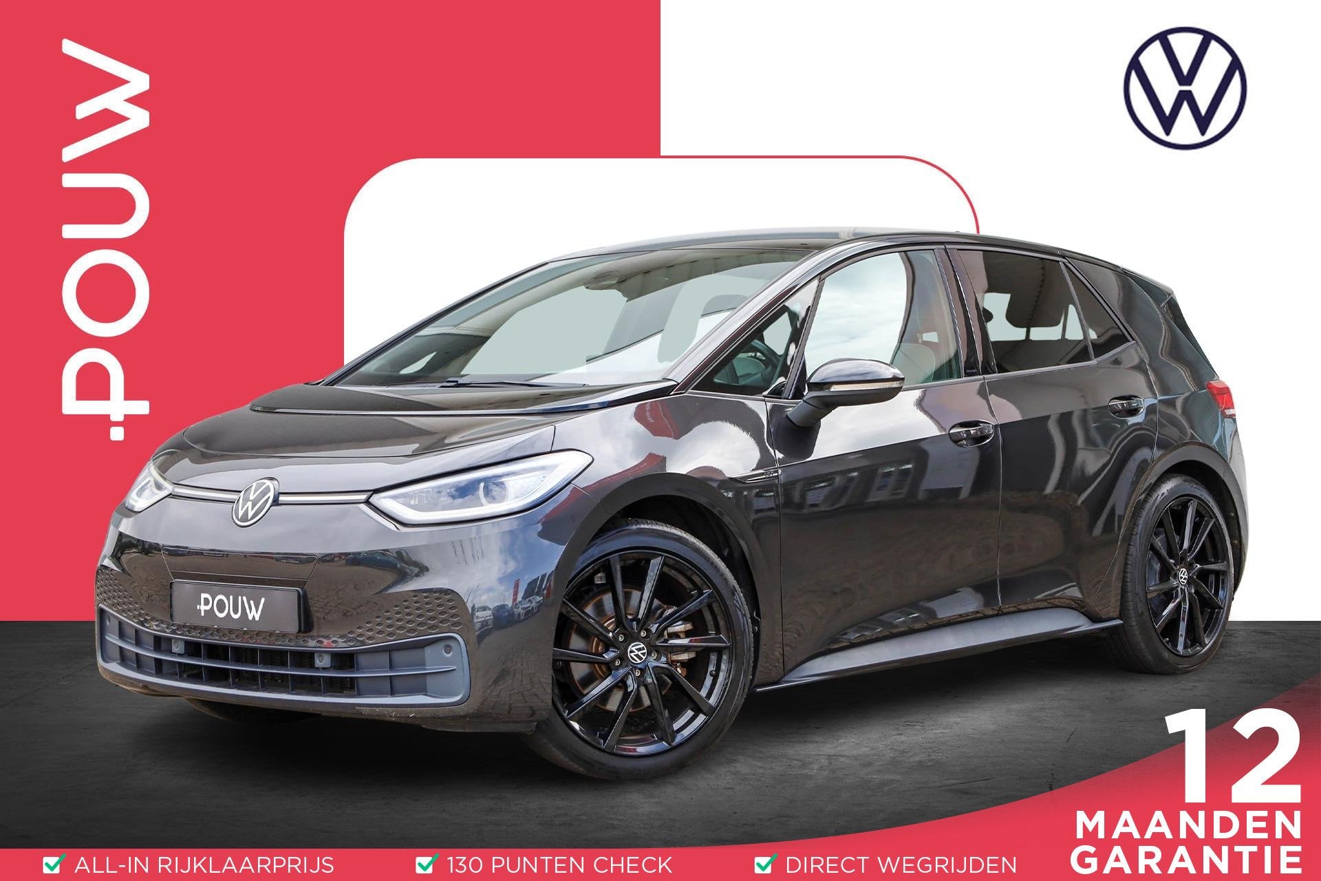 Volkswagen ID.3 204pk First Plus 58 kWh | SoH 94% | Achterui