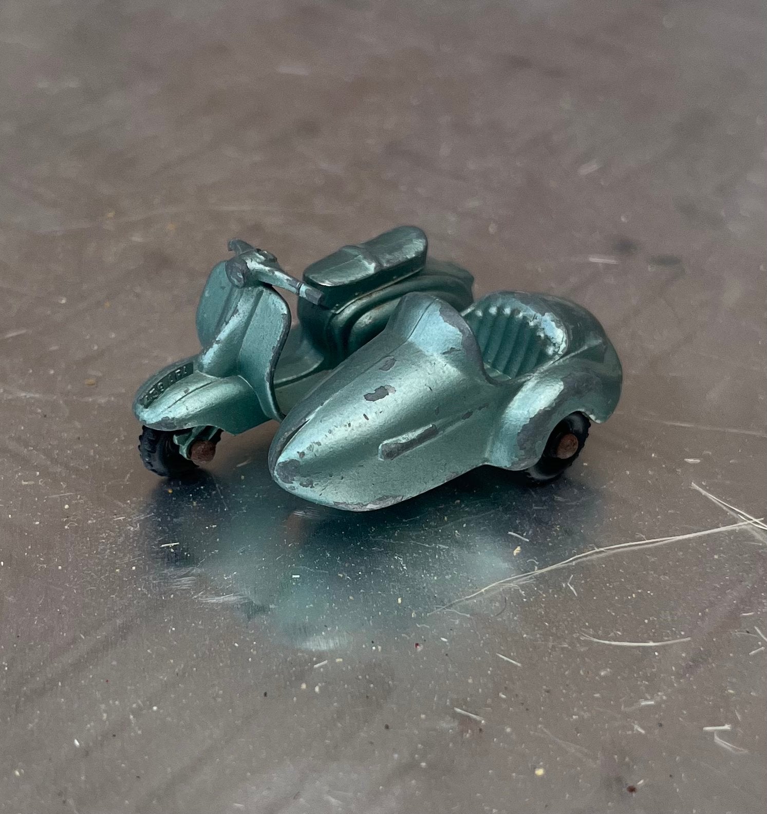 Lesney Matchbox Lambretta no36,,, Ophalen of Verzenden, Zo goed als nieuw, Motor