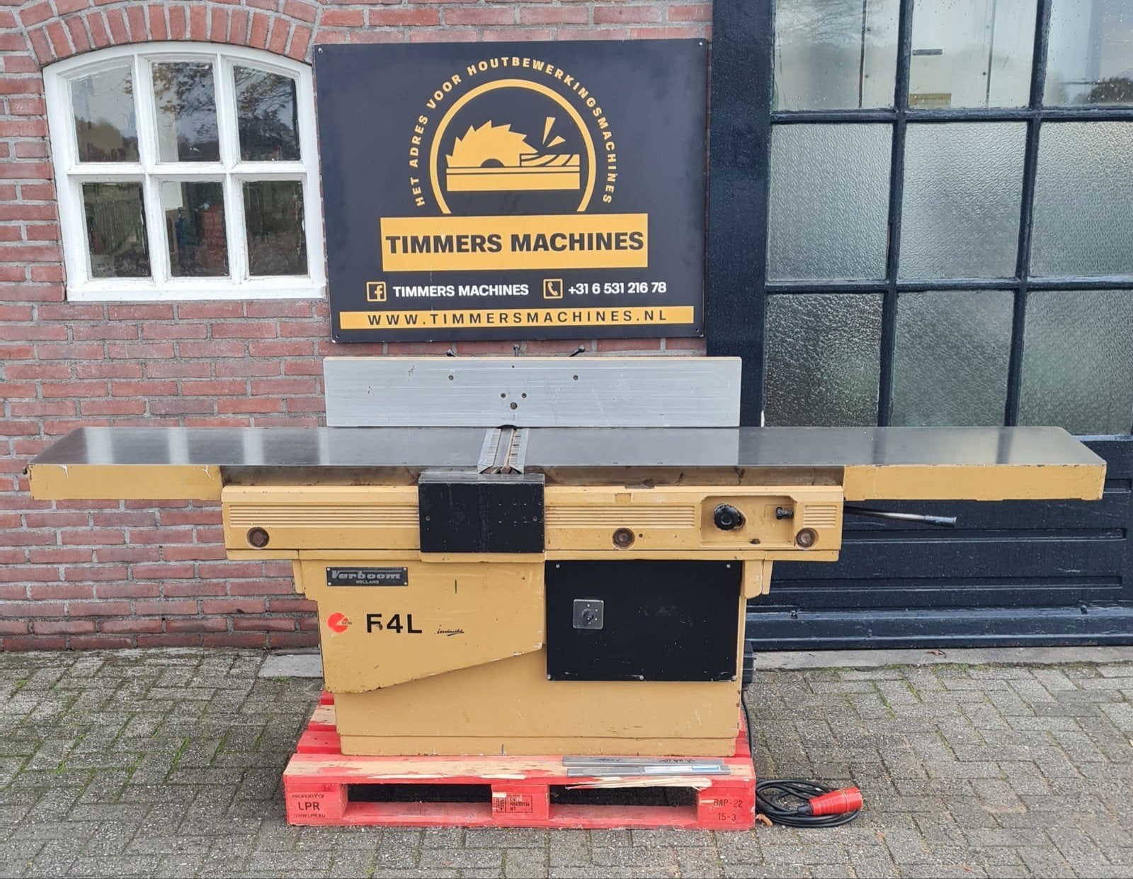 Scm vlakbank 400mm breed nieuwe messen draait perfect, Ophalen of Verzenden, Zo goed als nieuw