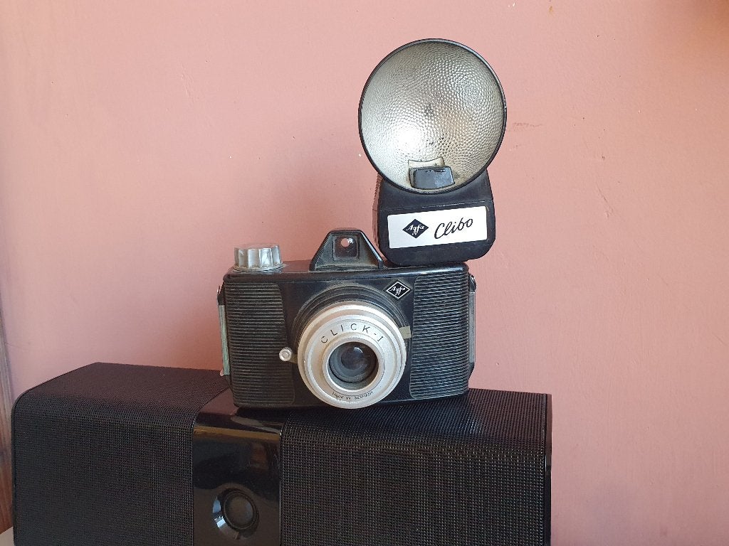 Agfa Click 1  CLIBO fotocamera vintage 60's, Gebruikt, Overige typen, Ophalen of Verzenden, Overige Merken