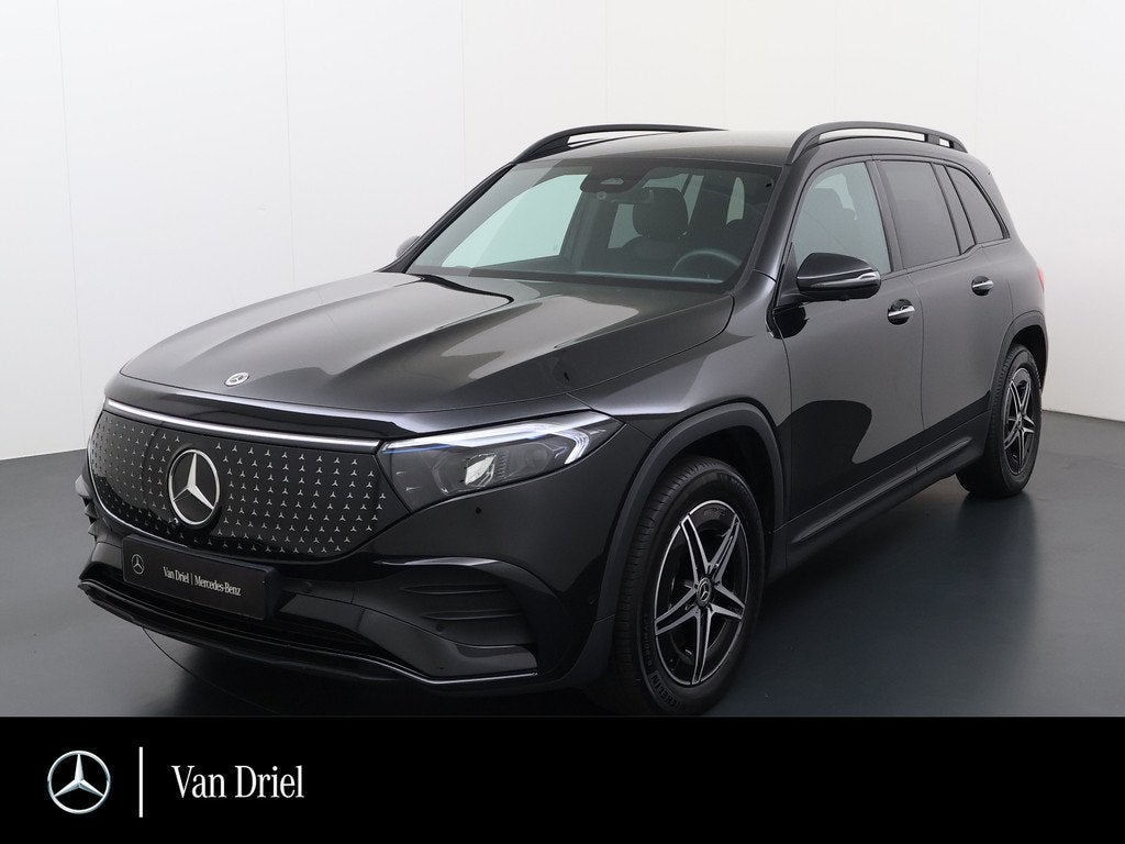 Mercedes-Benz EQB 300 4MATIC AMG Line 71 kWh | Burmester HUD, Auto's, Mercedes-Benz, Automaat, 12 maanden, Gebruikt, Zwart