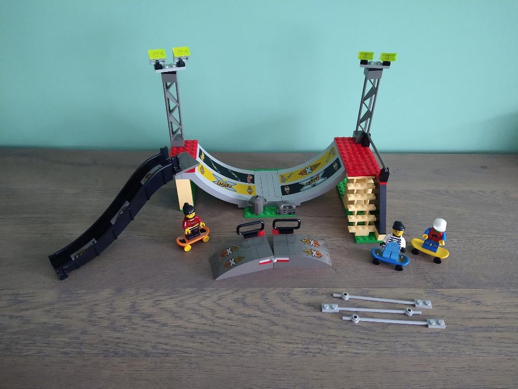 Lego Extreme Stunts 6738 Skatebaan Skateboard challenge, Overige thema's, Lego, Ophalen of Verzenden, Zo goed als nieuw