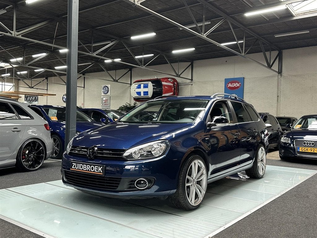 Volkswagen Golf TSI 5-Deurs Clima Airco Stuurbed. Stoelverwa, Gebruikt, 4 cilinders, Blauw, Origineel Nederlands