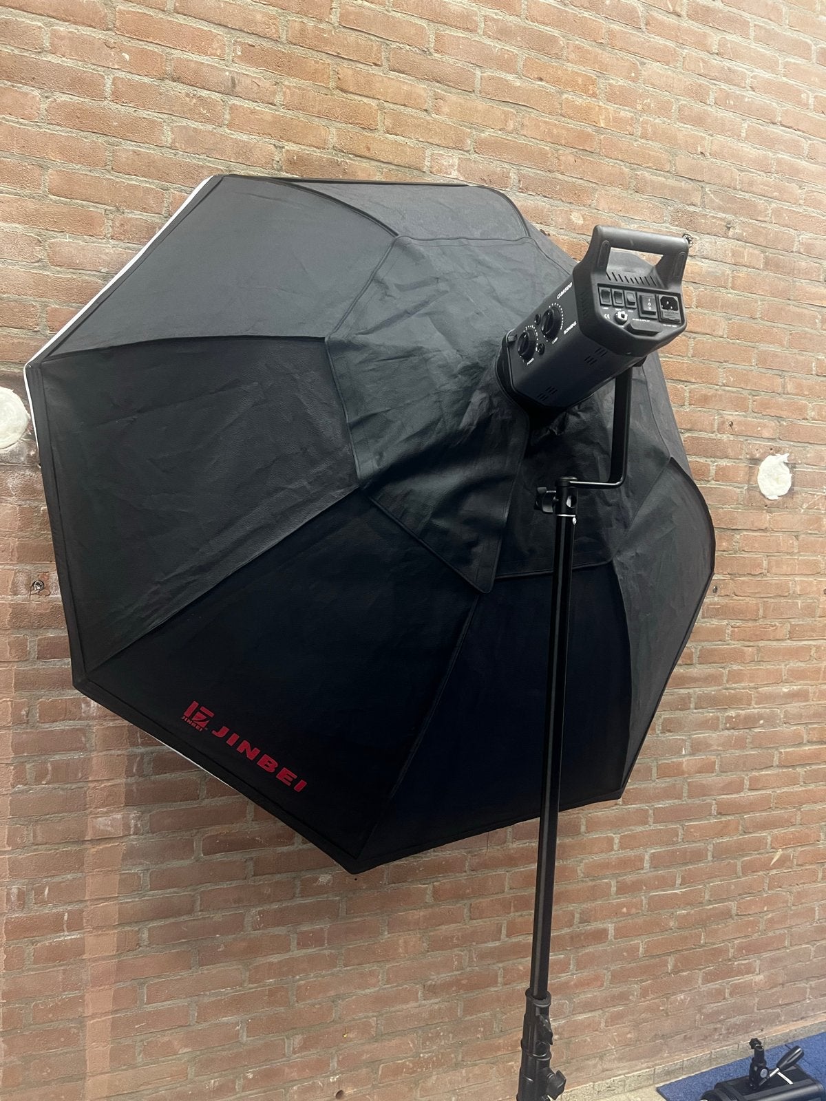 Complete Fotostudio Set: Flitsers, Statieven & Achtergronden, Ophalen, Gebruikt, Complete fotostudio