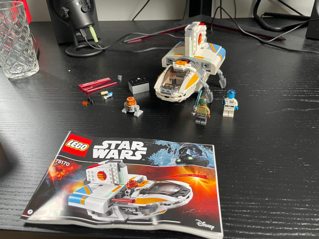LEGO Star Wars 75170 The Phantom met figuren en boekje, Ophalen of Verzenden, Zo goed als nieuw, Overige merken