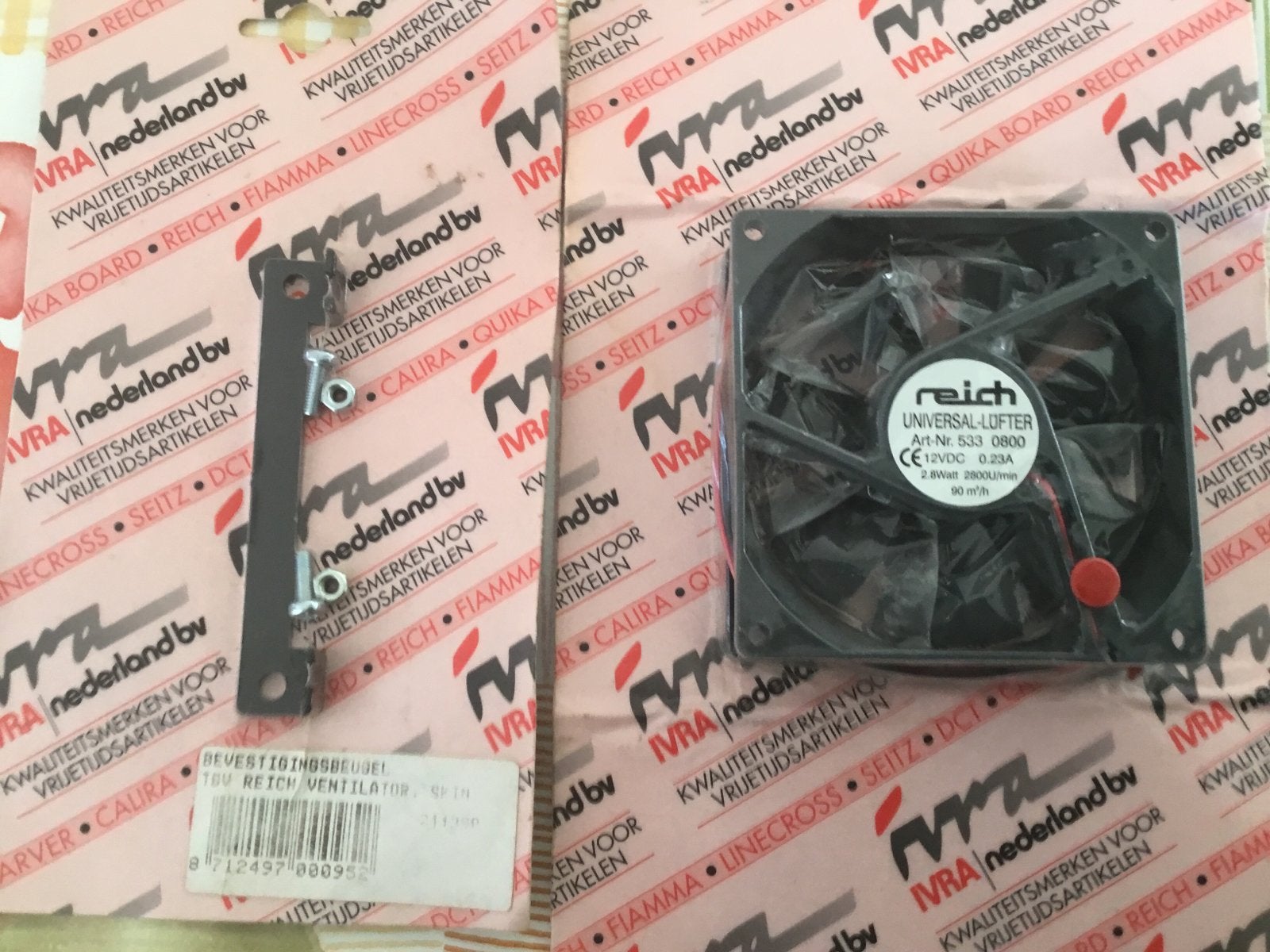 Reich Universele Ventilator met Bevestigingsbeugel, Ophalen of Verzenden, Nieuw
