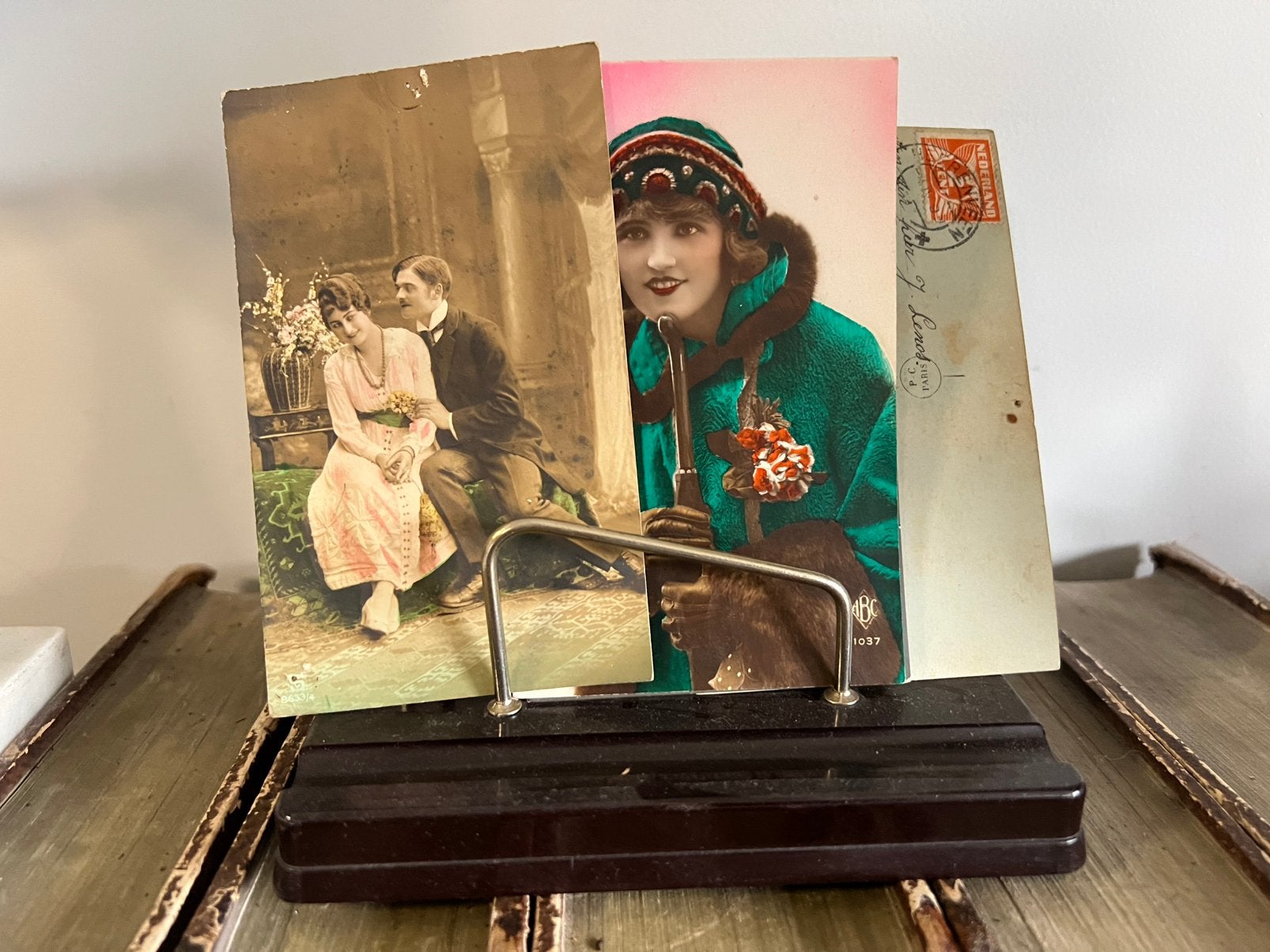 VINTAGE BRIEVENHOUDER BAKELIET, Ophalen of Verzenden