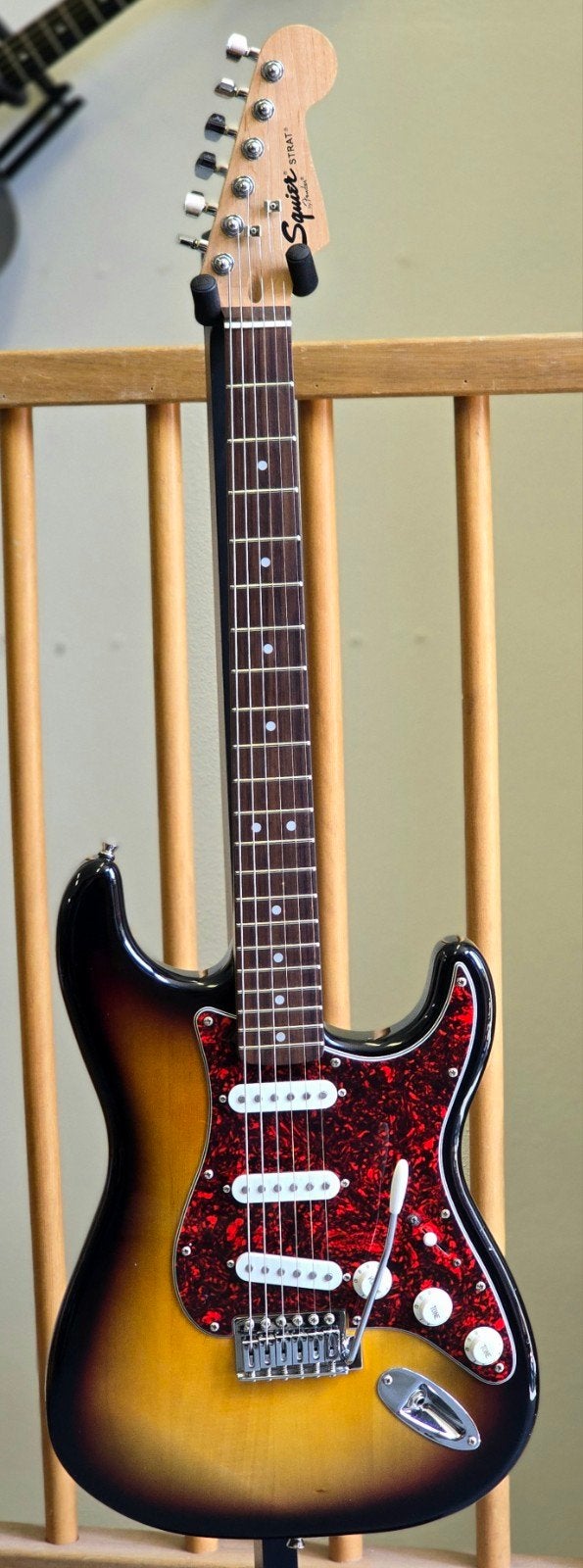 Squier Stratocaster (Sunburst & Tortoise), Ophalen, Fender, Gebruikt, Nvt