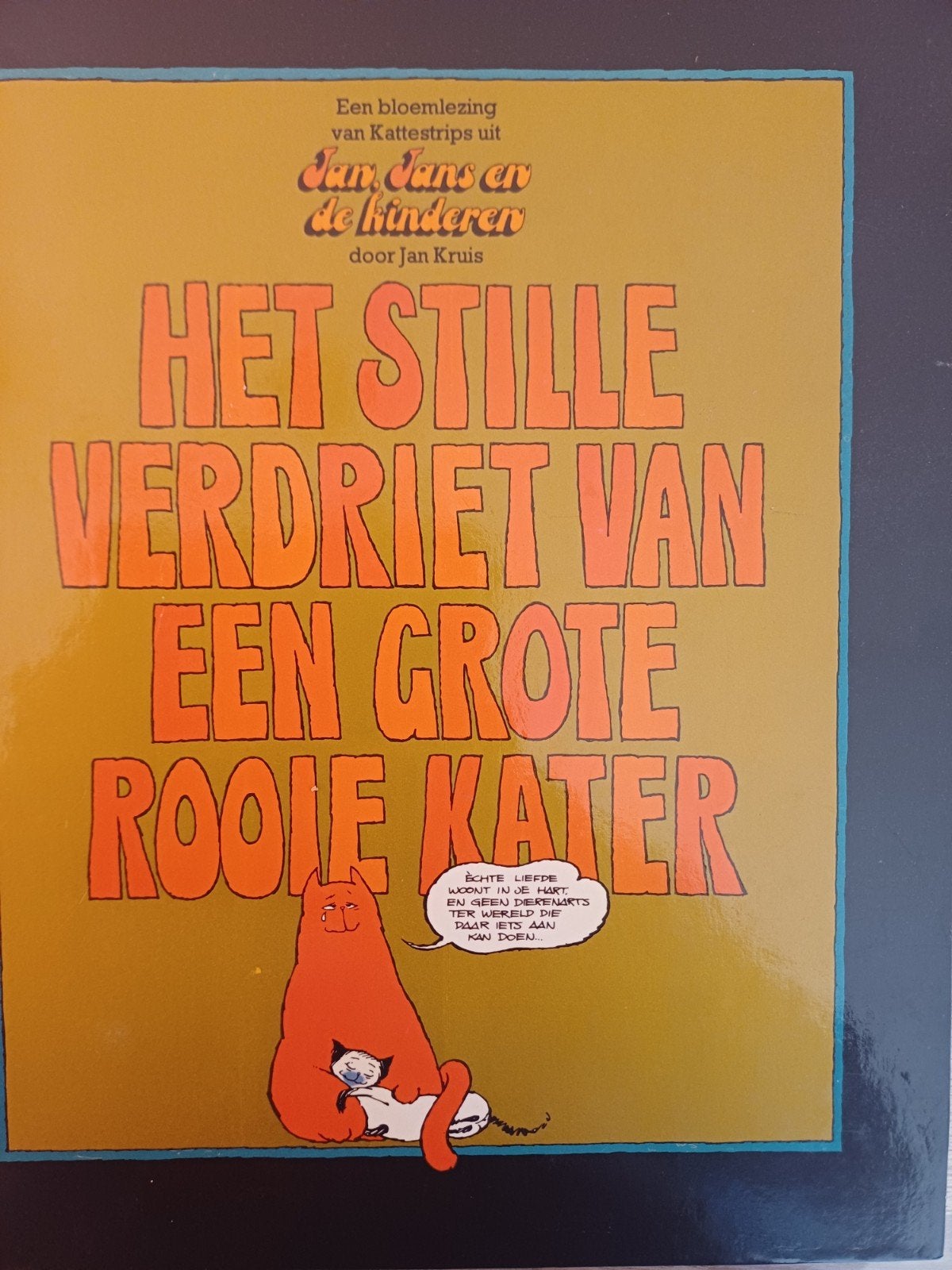 Het stille verdriet  van een grote rooie kater, Eén stripboek, Ophalen of Verzenden, Jan Kruis, Gelezen