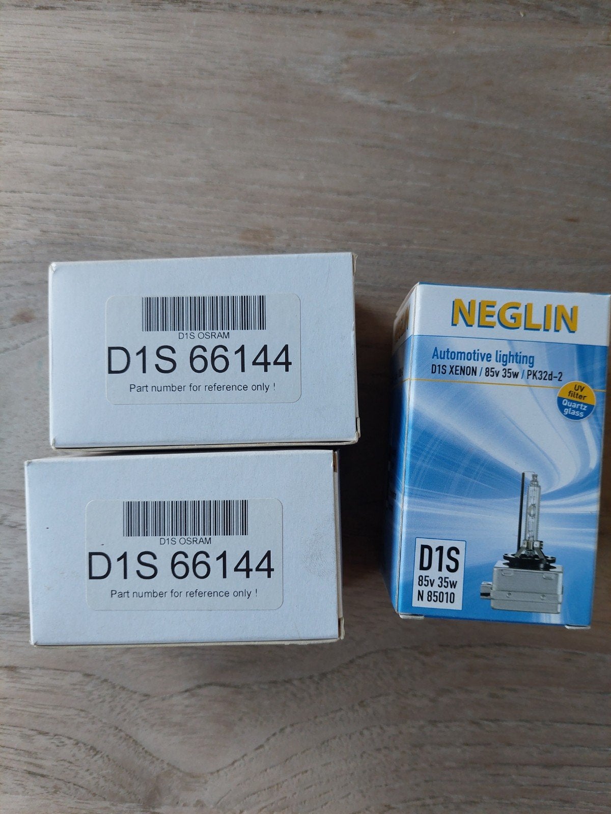 D1S Xenon Lampen - Osram en Neglin (2 stuks), Ophalen of Verzenden, Nieuw