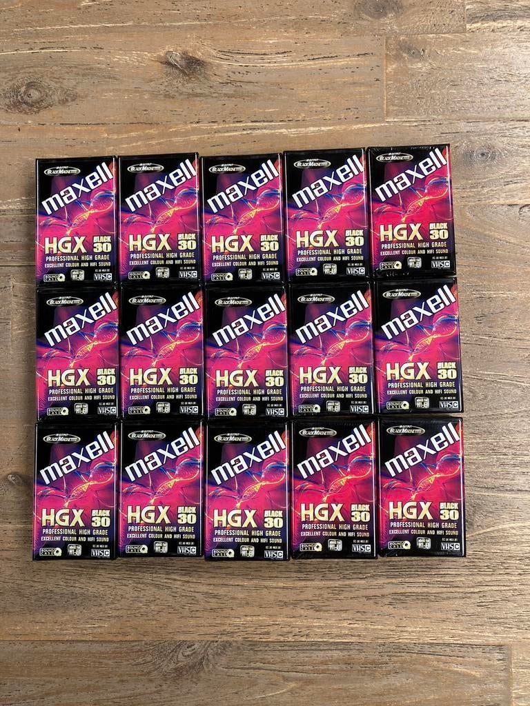 vhs-c tapes, Maxell, Info@electroworld-schijndel.nl, VHS-C of SVHS-C, Ophalen of Verzenden