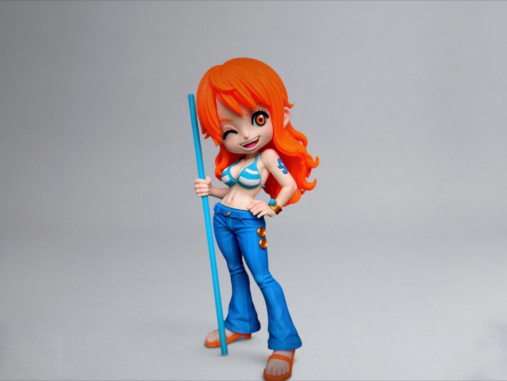 Nami Figurine – One Piece – 31 cm – Fan Collectible, Ophalen of Verzenden, Nieuw, Fantasy