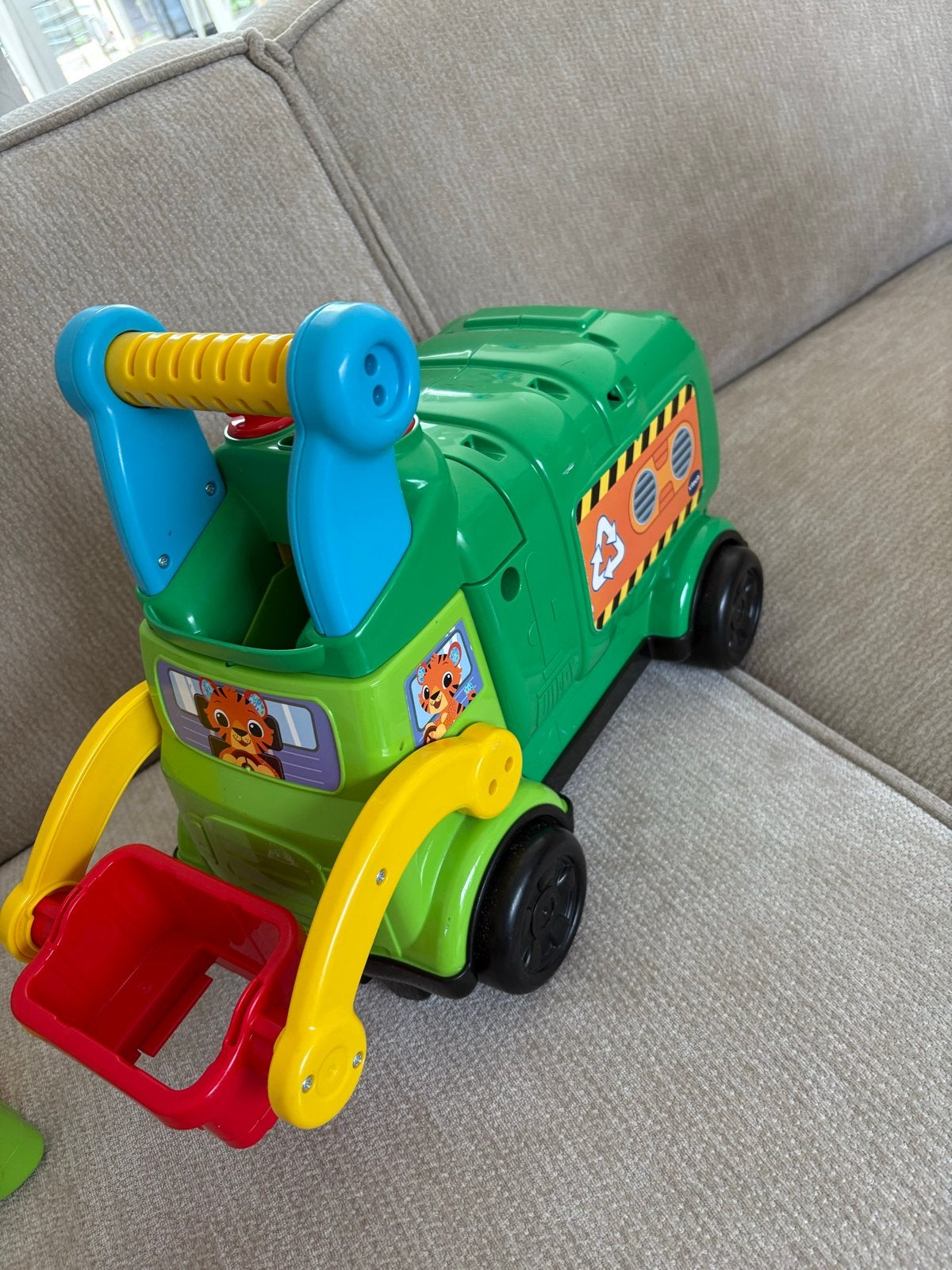 VTech Vuilniswagen met Vormen en Geluiden, Kinderen en Baby's, Ophalen of Verzenden, Gebruikt, 2 tot 4 jaar
