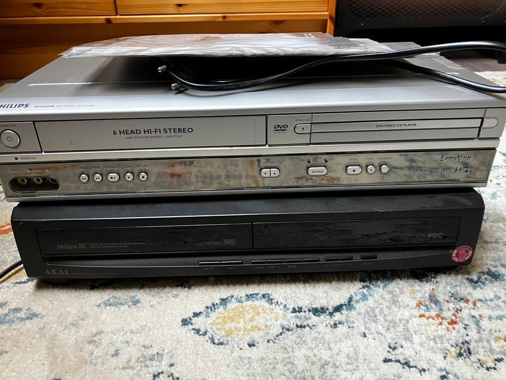 Videorecorders voor onderdelen of reparatie, Audio, Tv en Foto, Videospelers, Ophalen, Gebruikt, VHS-speler of -recorder
