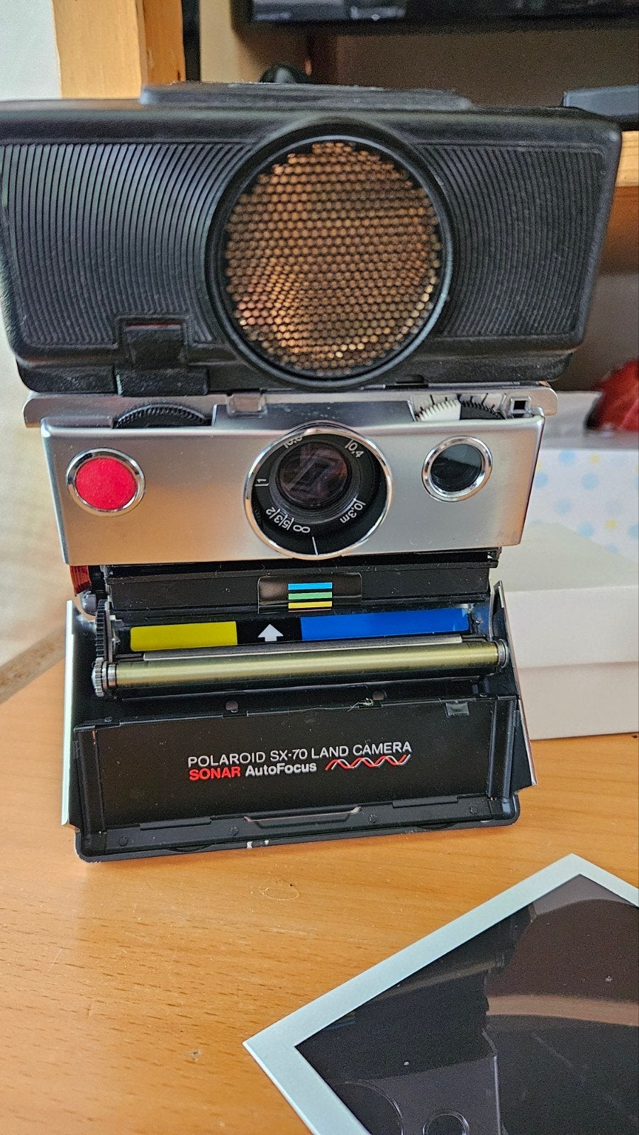 Polaroid  sx 70 Land Camera, Audio, Tv en Foto, Fotocamera's Analoog, Ophalen of Verzenden, Polaroid, Polaroid