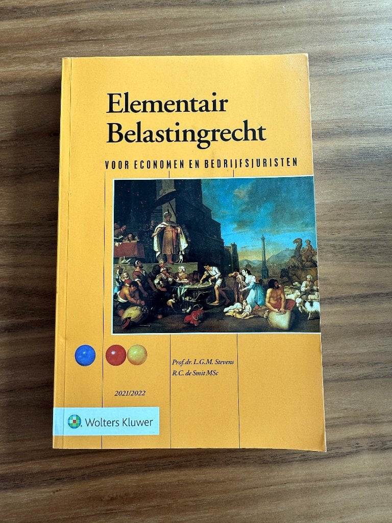 Elementair Belastingrecht 2021/2022 – Stevens & De Smit, Ophalen of Verzenden, Gamma, Zo goed als nieuw, WO