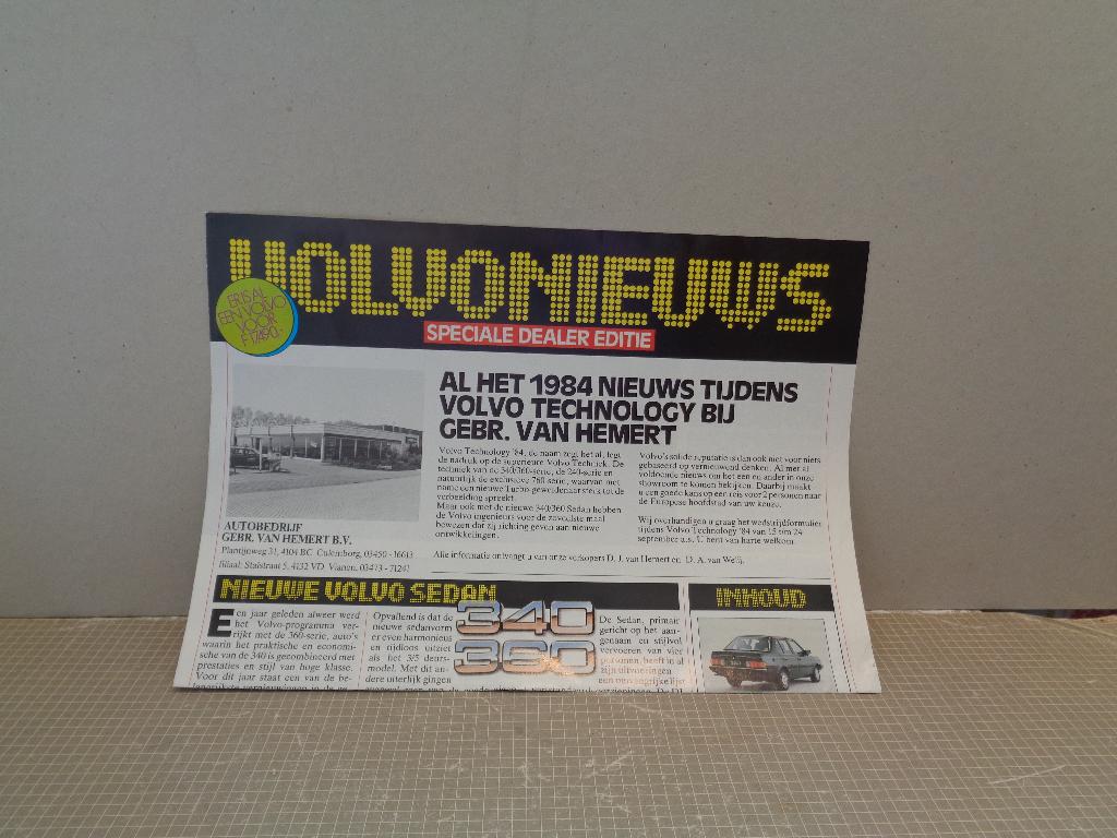 volvo nieuws, Ophalen of Verzenden, Zo goed als nieuw, Volvo
