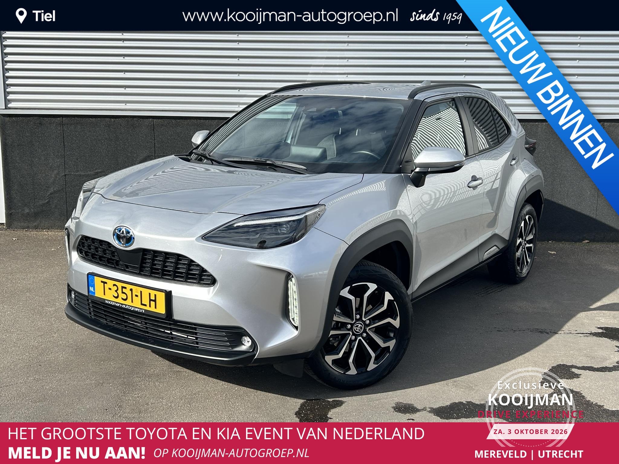 Toyota Yaris Cross 1.5 Hybrid Dynamic Trekhaak, 1e eign. Ned, Dealer onderhouden, Stof, Gebruikt, 116 pk