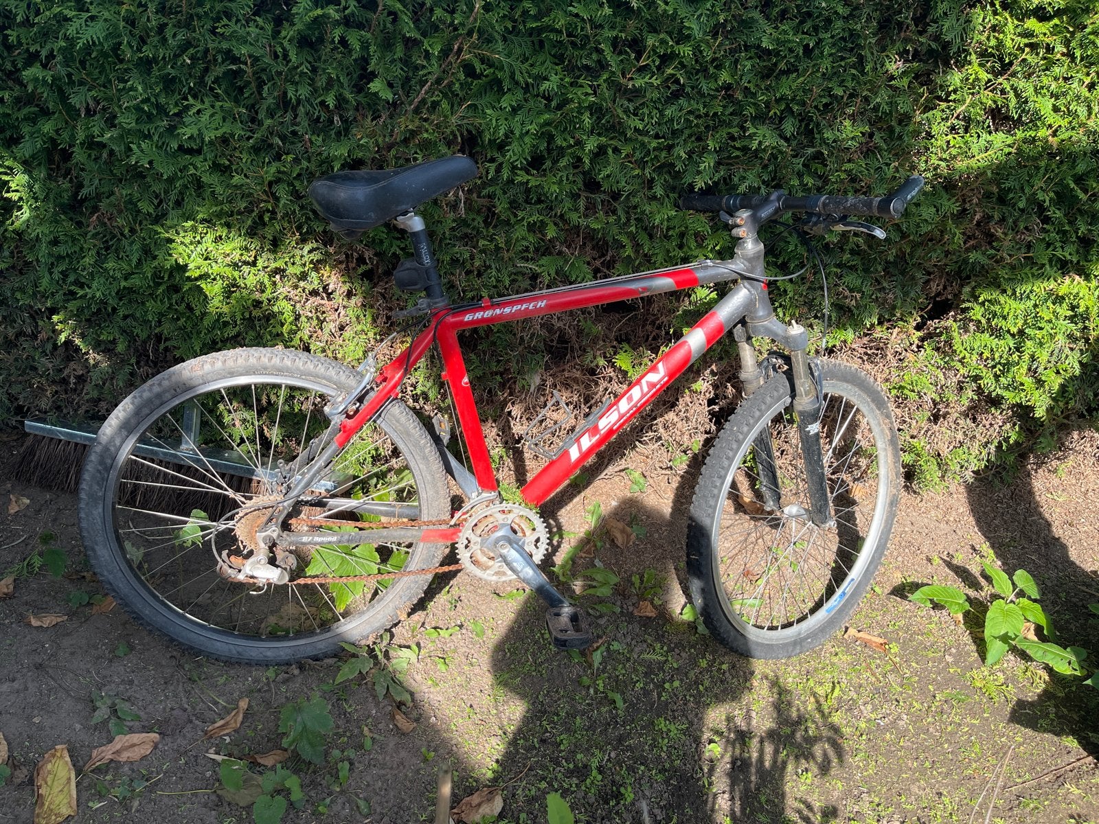 Mountainbike met lekke voorband, Hardtail, Ophalen of Verzenden, Gebruikt, Overige merken