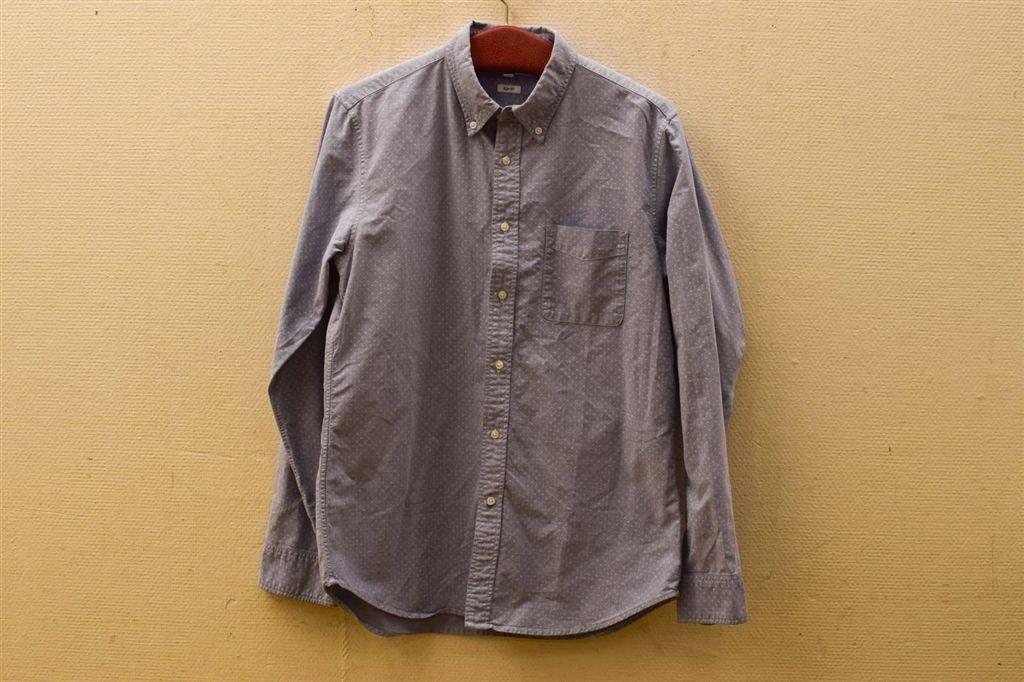 Slim Fit Blouse met lange mouw 47962, Ophalen of Verzenden, Gedragen, Blauw