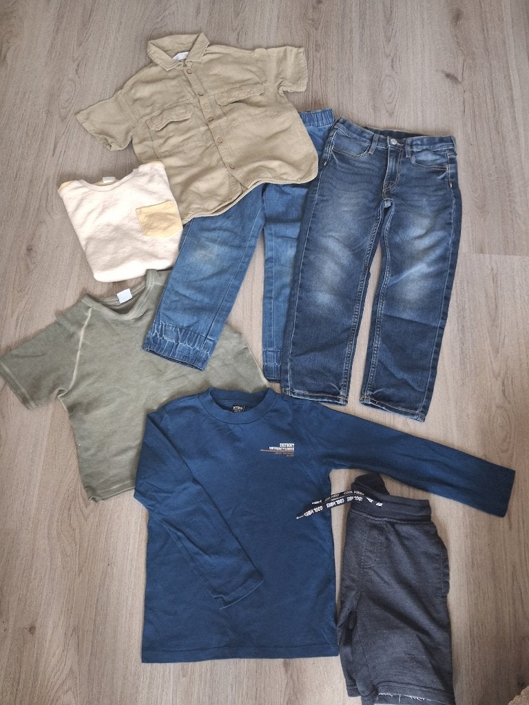 zomer jongens pakket, Kinderen en Baby's, Kinderkleding | Kinder-kledingpakketten, Ophalen of Verzenden, Gebruikt, Maat 110
