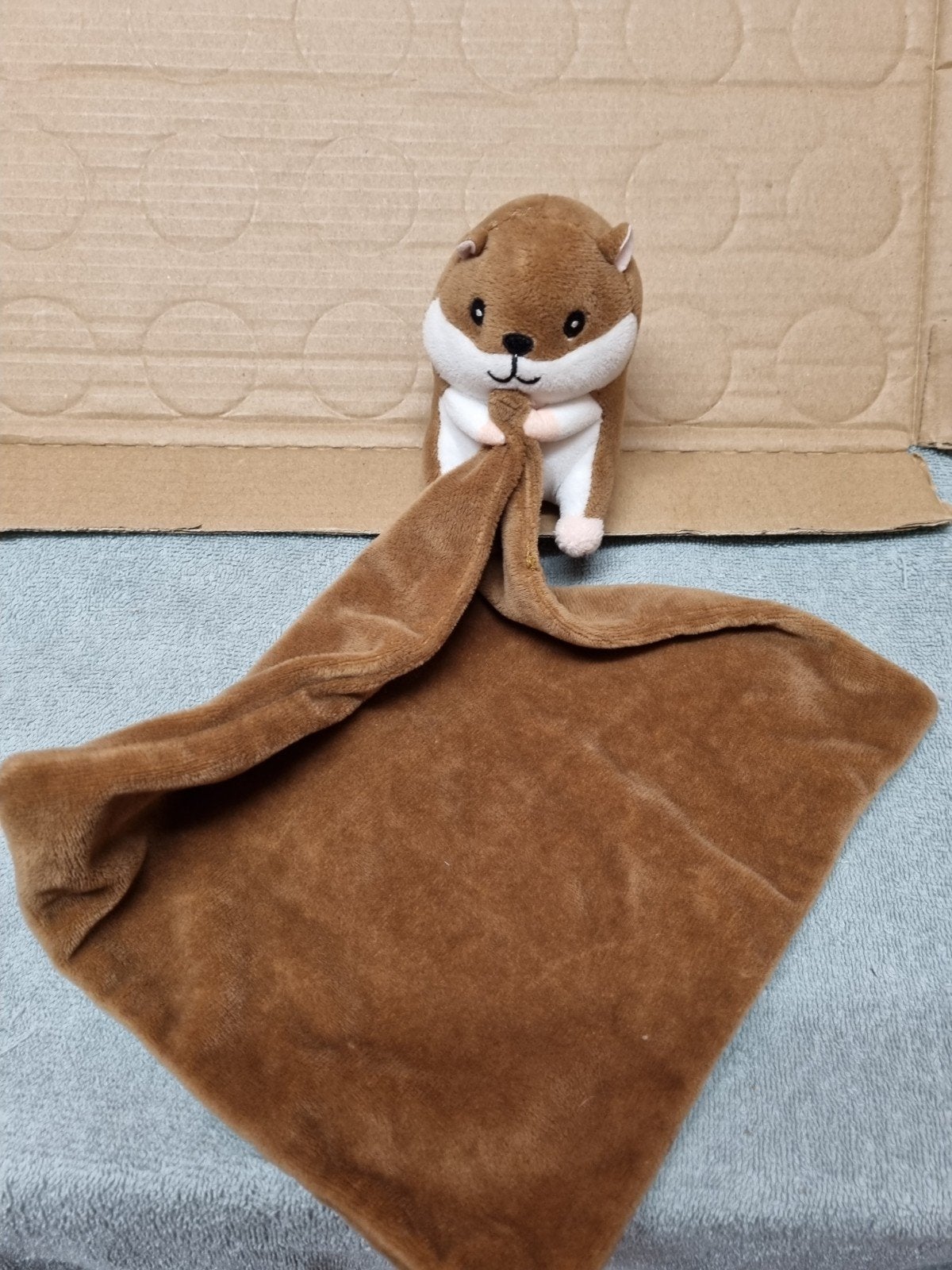 hamster knuffel rammelaar bruin nr 1, Ophalen of Verzenden, Overige typen