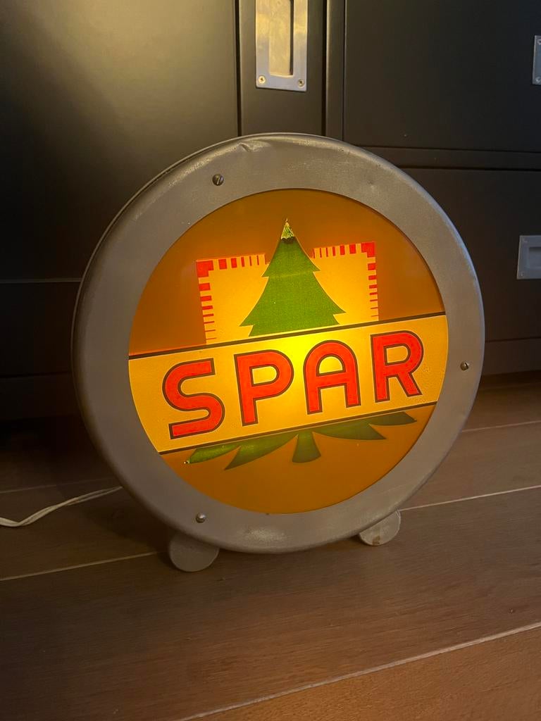 Oude Spar Supermarkt lichtbak reclame, Verzamelen, Merken en Reclamevoorwerpen, Ophalen of Verzenden, Gebruikt, Lichtbak of (neon) lamp