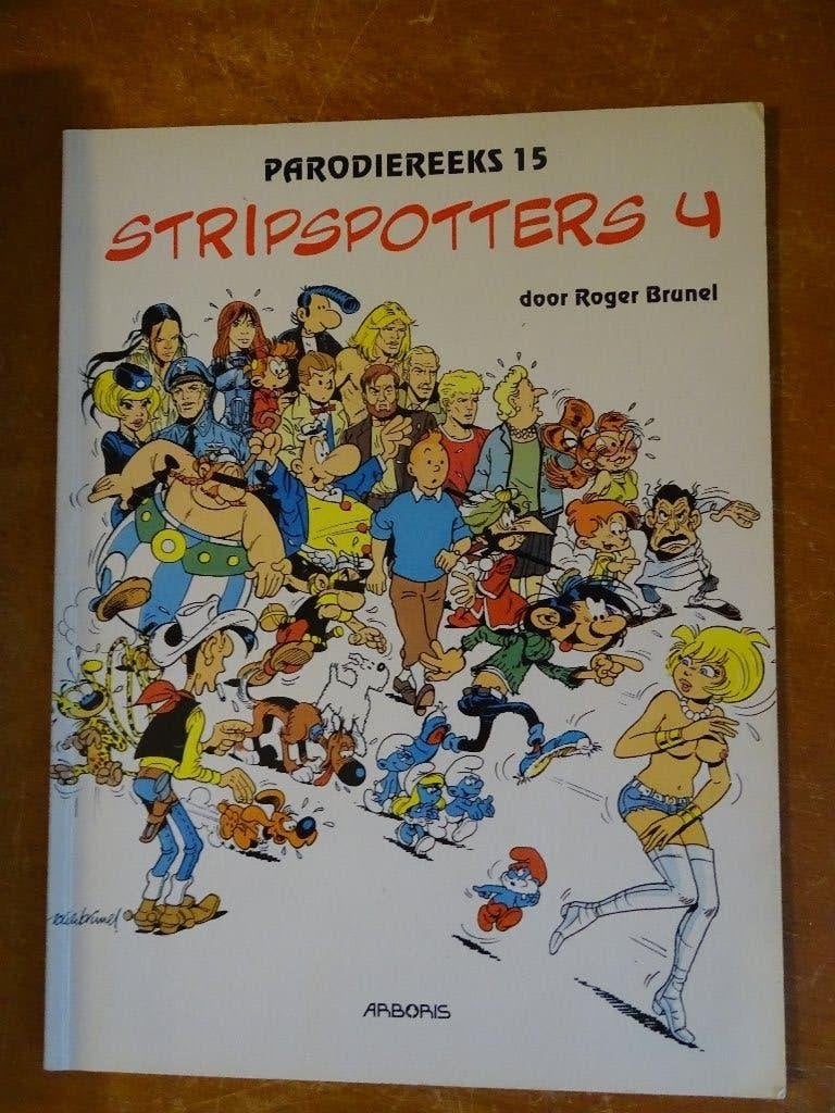 Asterix en Stripspotters 4 Parodie, Meerdere stripboeken, Ophalen, Gelezen