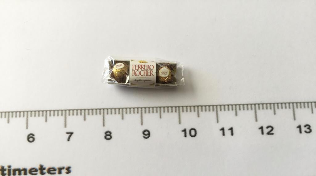 Poppenhuis miniaturen chocolade 85, Ophalen of Verzenden, Nieuw, Poppenhuis